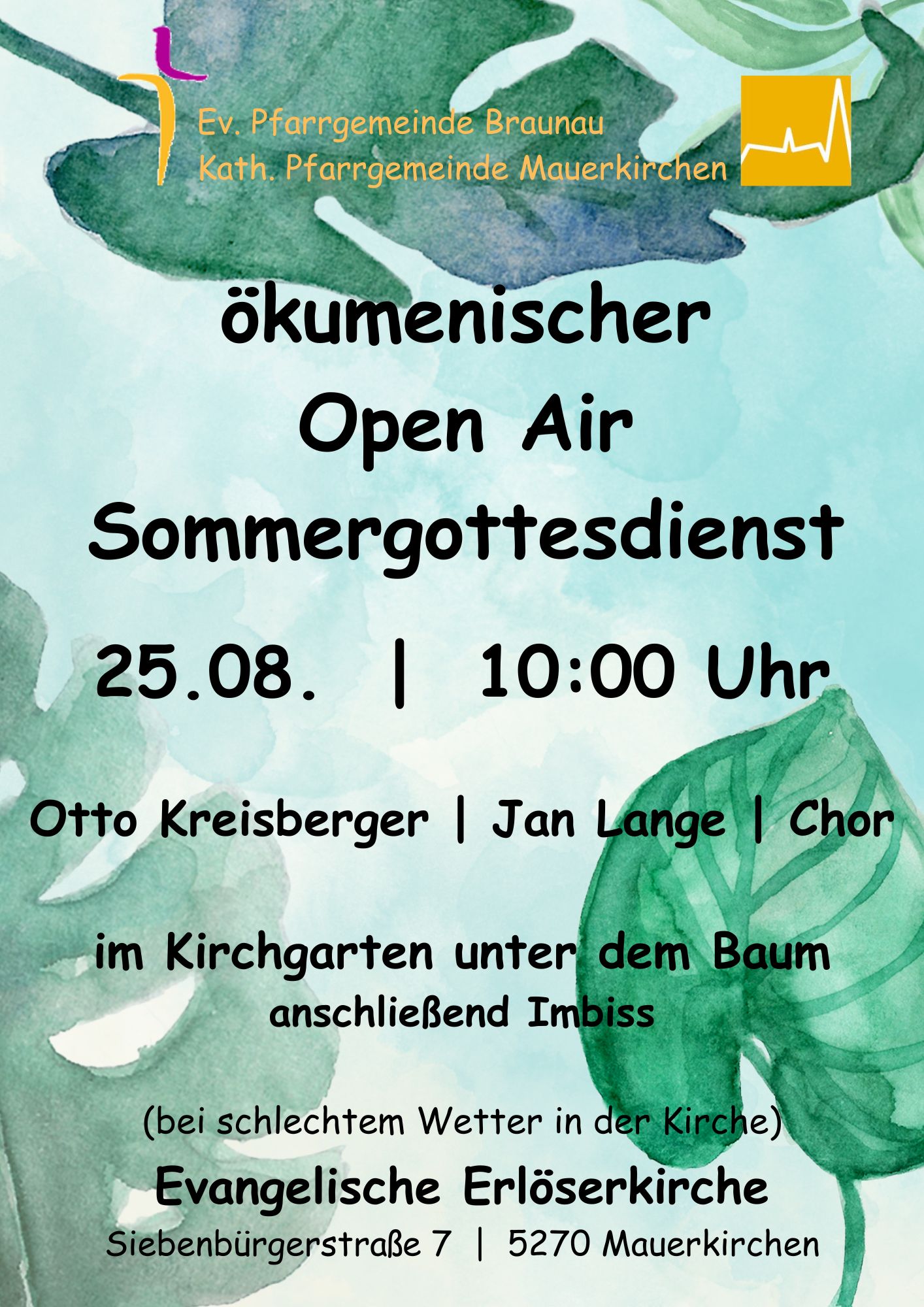 Ökumenischer Open Air Sommergottesdienst 