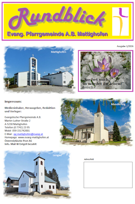 Neuer Rundblick 1/2026 ist Online!